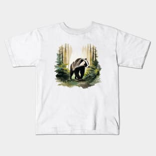 Badger Lover Kids T-Shirt